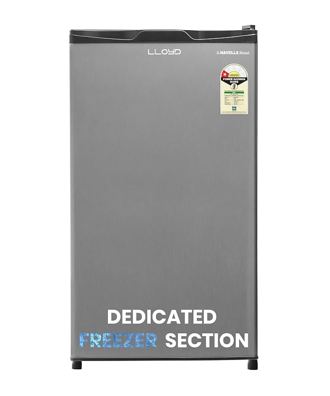 Lloyd Lloyd 92 L Direct Cool Single Door 1 Star Refrigerator with Dedicated Freezer Section(Grey Metallic) Fridge - Buy in Secunderabad Hyderabad